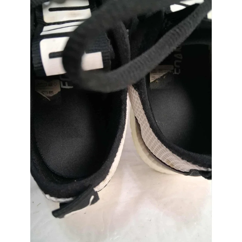 Puma NRGY Knit Running Shoes Black White Mens Size‎ 9 Athletic Sneakers READ